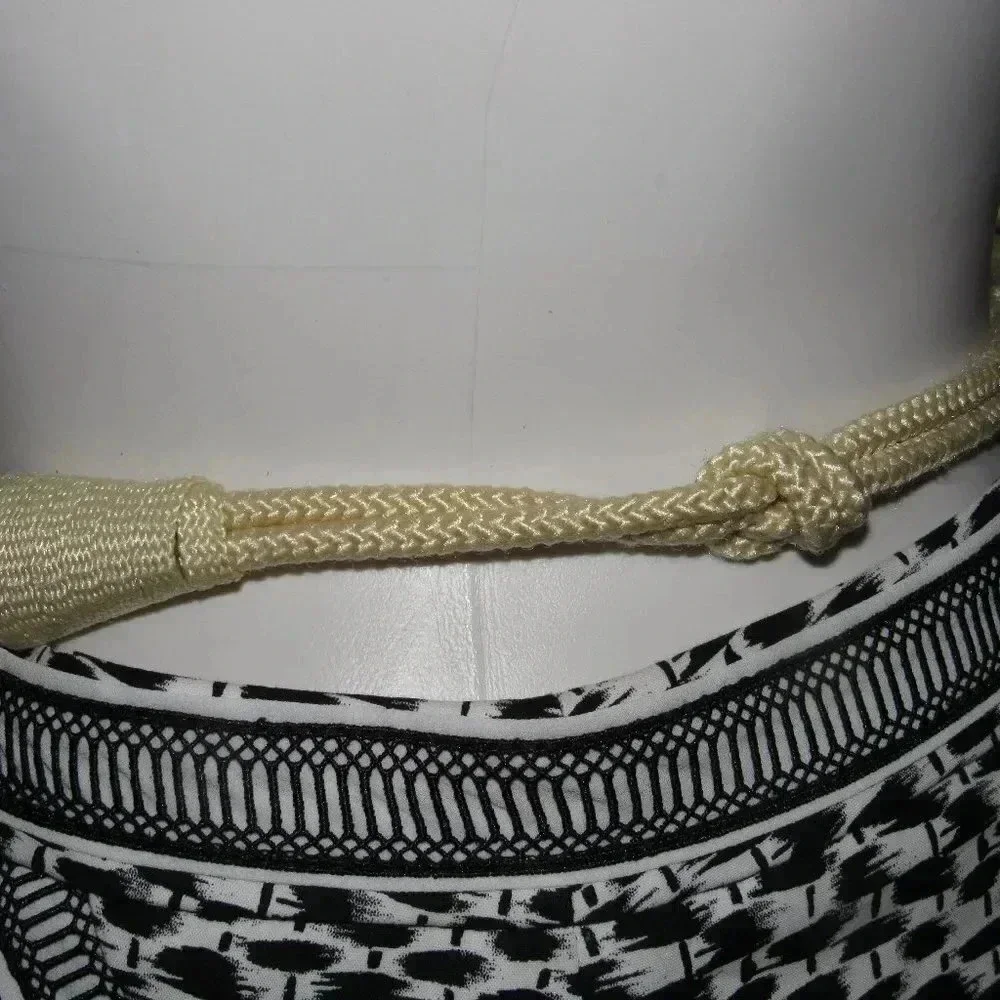 Women’s Cream  Braided Fabric Belt  Length 34